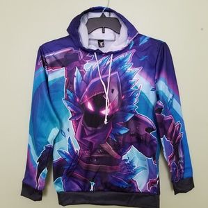 Fortnite hoodie raven unisex adult small